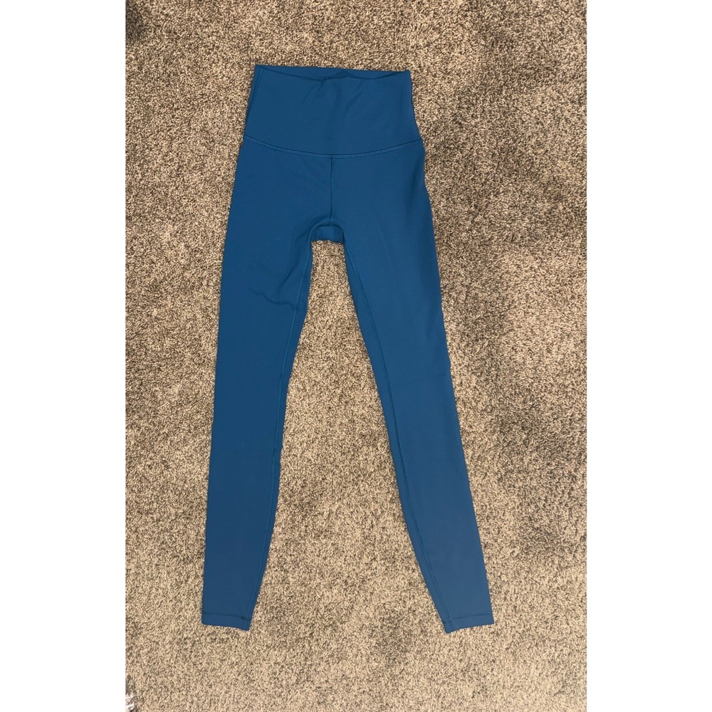 Lululemon Wunder Train High-Rise Tight  Aero Blue Leggings sz tall 4 (520)